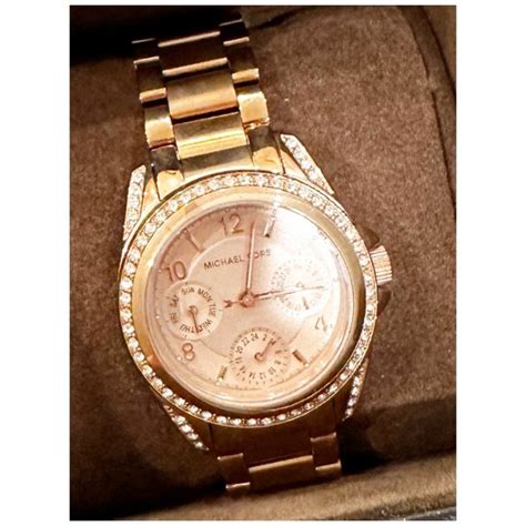 michael kors women's rose goldtone and blush mini blair watch|blair mini rose gold.